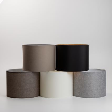 Eglo - Lampă de masă LED TUNJA 1xE27/60W/230V 38,5 cm crom mat/taupe