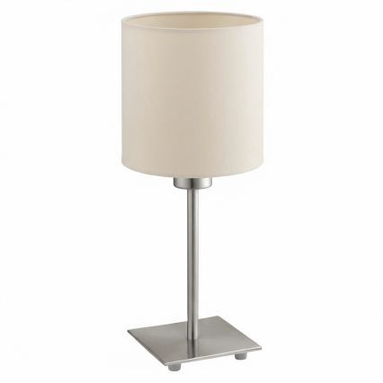 Eglo - Lampă de masă LED TUNJA 1xE27/60W/230V crem