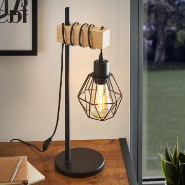 Eglo - Lampă de masă TOWNSHEND 1xE27/60W/230V