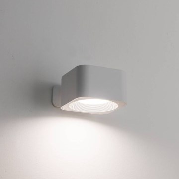 Eglo - Lampă de perete LED reîncărcabilă, reglabilă, cu comenzi tactile, 5W/5V, 2700/4000/6500K, 2000 mAh, albă