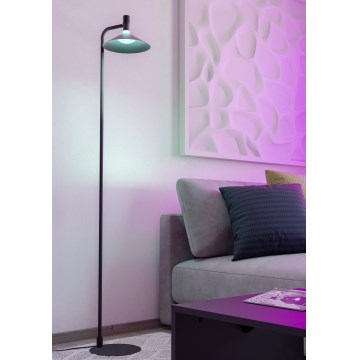 Eglo - Lampă de podea LED RGBW dimabilă, 7,5W, 230V, 2700-6500K, negru