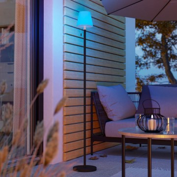 Eglo - Lampă de podea reîncărcabilă LED RGBW, reglabilă, pentru exterior LED/2,2W/3,7V 3000K 2200 mAh IP54
