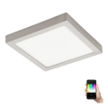 Eglo - Lampă de tavan LED RGBW reglabilă FUEVA-C LED/21W/230V 30x30 cm
