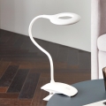 Eglo - Lampă LED cu clemă, reglabilă, 3W, 5V, 500 mAh, alb