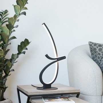 Eglo - Lampă LED de birou 12W, 230V, 2700/4000/6500K, negru