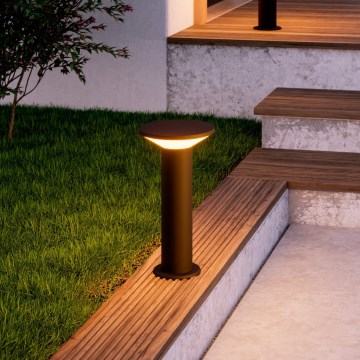 Eglo - Lampă LED de exterior, 10 W, 230 V, 35 cm, IP44, neagră