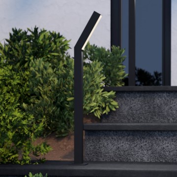 Eglo - Lampă LED de exterior, 2 x LED, 4,5 W, 230 V, IP44, neagră