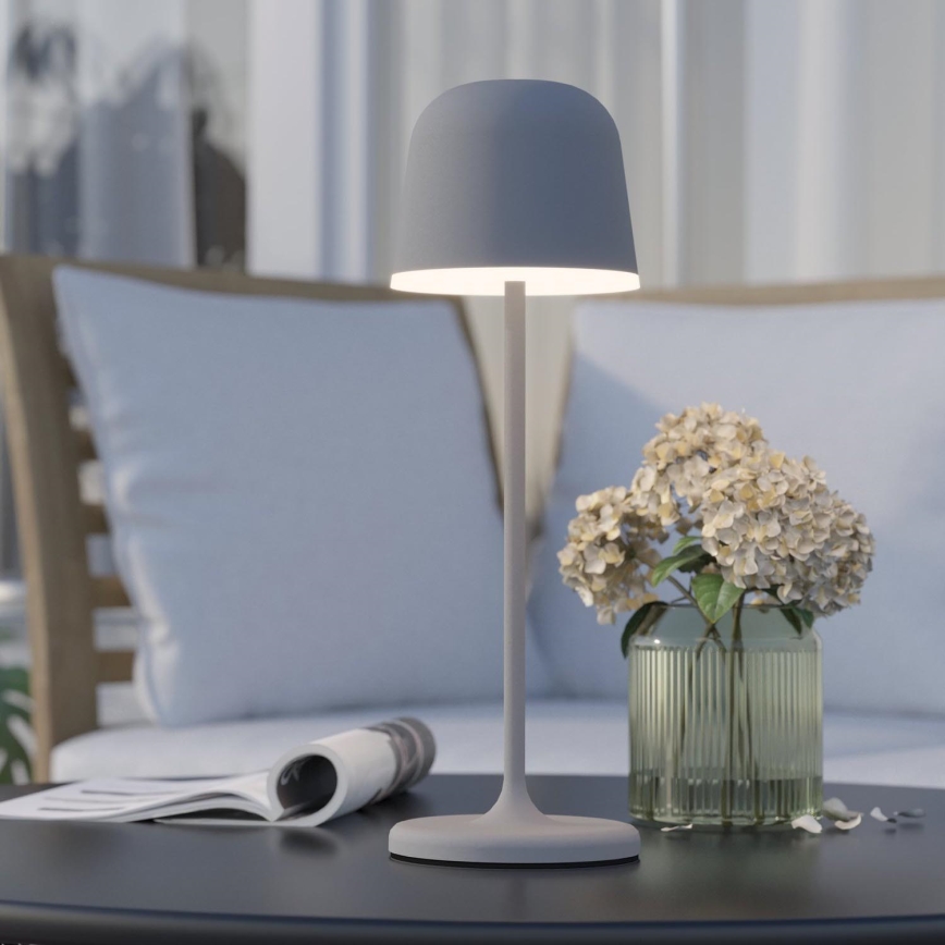 Eglo - Lampă LED de exterior reglabilă, reîncărcabilă LED/2,2W/5V 1800 mAh gri IP54