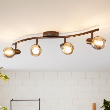 Eglo - Lampă spot 4xE14/28W/230V