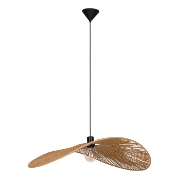 Eglo - Lampă suspendată pe cablu 1xE27/42W/230V 80 cm maro/negru
