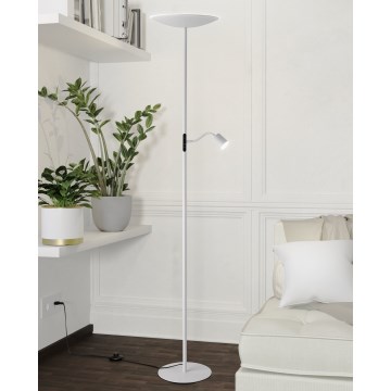 Eglo - Lampadar LED dimabil LED/26,5W/230V + LED/4W alb