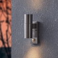 Eglo - LED aplica perete exterior cu senzor 2xGU10/3W/230V