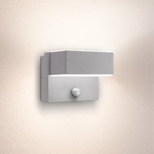 Eglo - LED Aplica perete exterior cu senzor 2xLED/5,6W/230V