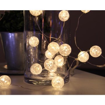 Eglo - LED Ghirlandă de Crăciun 15xLED/3xAA 1,4m