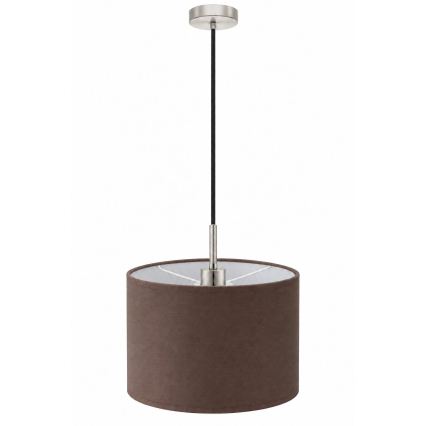 Eglo - LED lampă suspendată pe cablu TUNJA 1xE27/60W/230V diam. 20 cm maro/negru