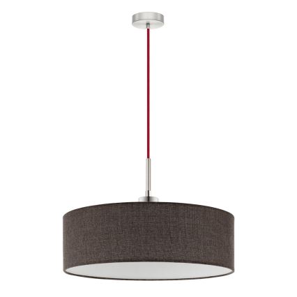 Eglo - LED Lustră pe cablu TUNJA 1xE27/60W/230V maro