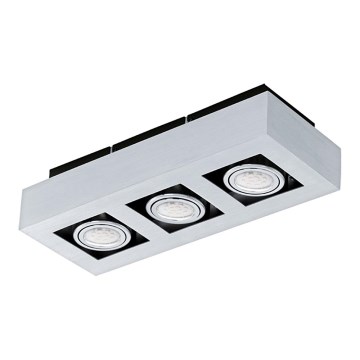 Eglo - LED Plafoniera 3xGU10-LED/5W/230V