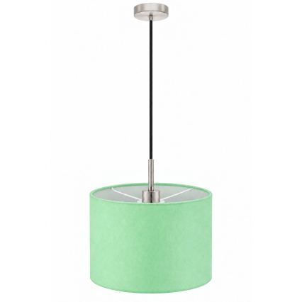 Eglo - Lustră LED pe cablu TUNJA 1xE27/60W/230V Ø 20 cm verde/negru