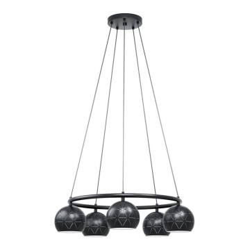 Eglo - Lustră pe cablu 5xE14/40W/230V