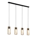 Eglo - Lustră suspendată pe cablu 4xE27/60W/230V