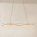 Eglo - Lustră suspendată pe cablu LED/35W/230V, aurie