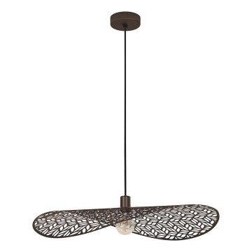 Eglo - Lustru suspendat pe cablu 1xE27/60W/230V diam. 80 cm bronz