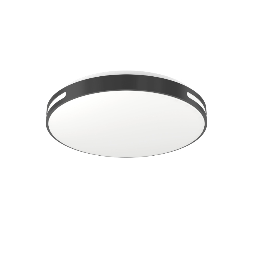 Eglo 300687 - Plafonieră LED RGBW dimabilă MONTEGRANARO-Z, LED/18,5W/230V, 2700-6500K, Ø 39,4 cm, negru, cu telecomandă