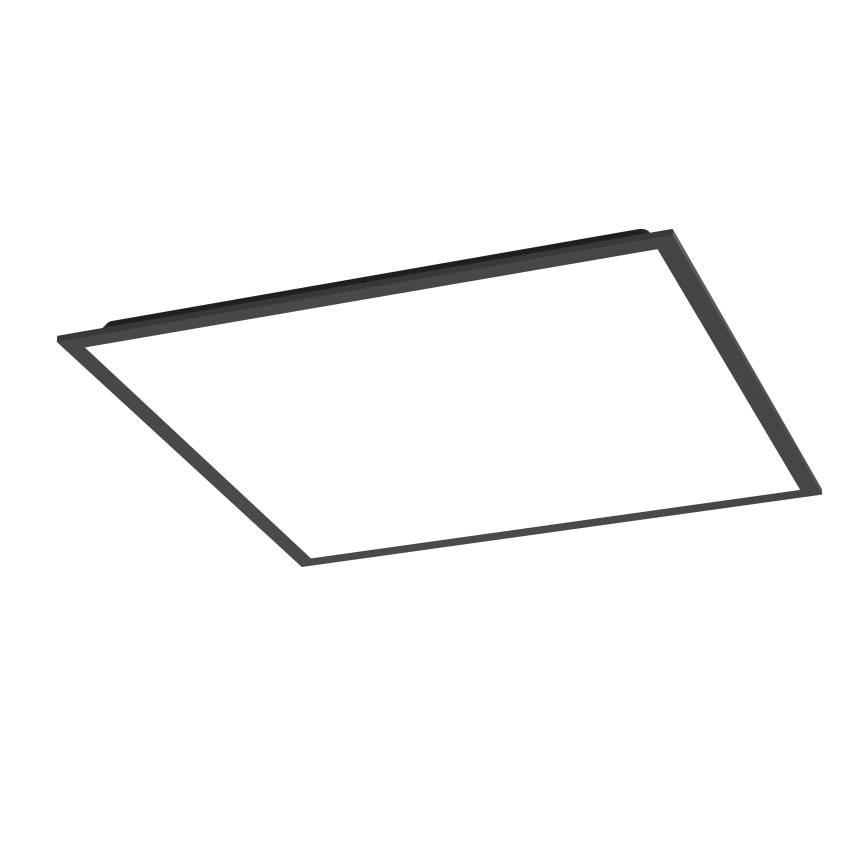 Eglo - Panou LED aplicat RGBW, dimabil, 33W, 230V, 2700–6500K, 60x60 cm, negru