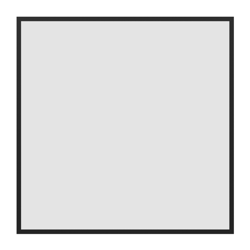 Eglo - Panou LED aplicat RGBW, dimabil, 33W, 230V, 2700–6500K, 60x60 cm, negru