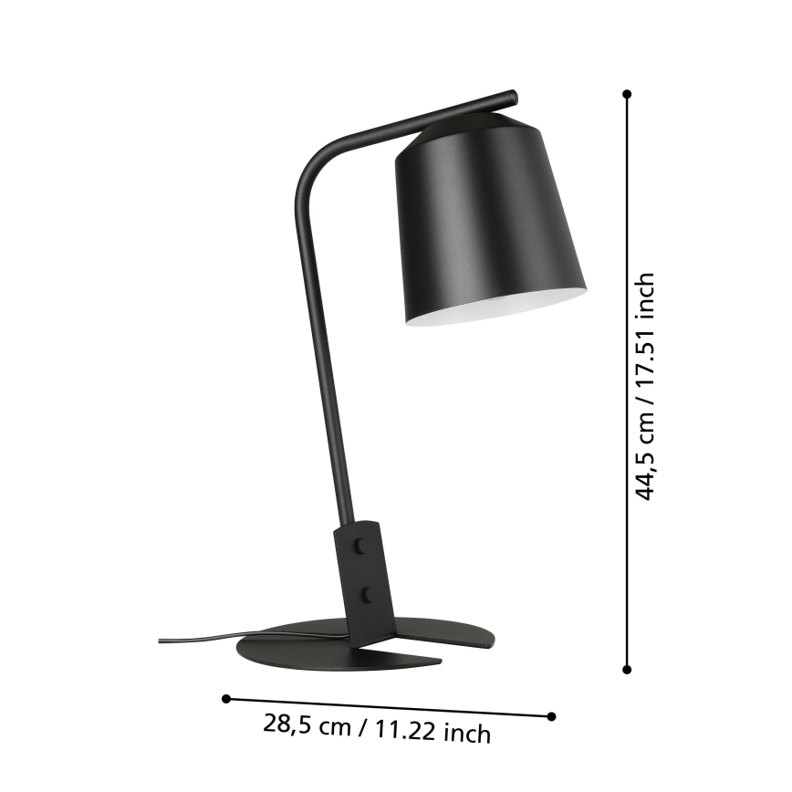Eglo ONEDA 900393 - Lampă de masă 1xE27/40W/230V