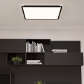 Eglo - Panou LED aplicat, 32,5W, 230V, 2700/4000/6500K, 60x60 cm, negru