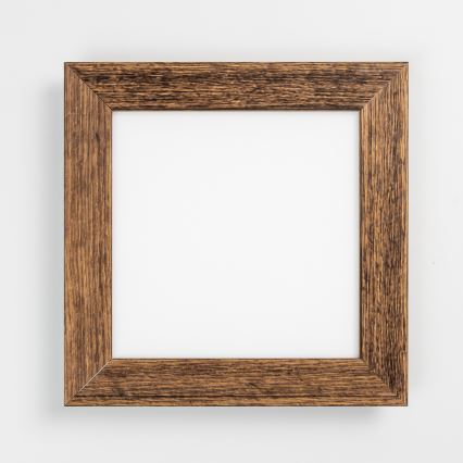 Eglo - Panou LED RGBW aplicat SALOBRENA-C WOOD, dimabil, 16W, 230V, 2700-6500K, 34x34 cm, maro + telecomandă