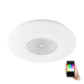 Eglo - Plafonier LED RGBW cu dimmer, montaj pe perete CAPASSO-C LED/17W/230V