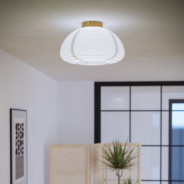 Eglo - Plafonieră 1xE27/40W/230V Ø 40 cm alb/bej