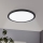 Eglo - Plafonieră încastrată LED, 22 W, 230 V, 3000 K, negru, Ø 22,5 cm