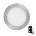 Eglo - Plafonieră încastrată LED dimabilă pentru baie, 10,5W/230V, IP44, ZigBee, Ø 16,5 cm