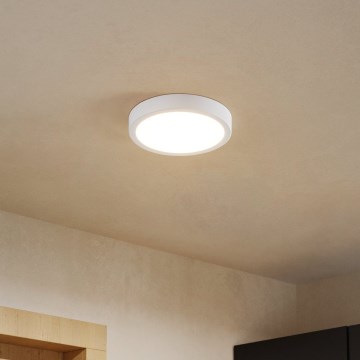 Eglo - Plafonieră LED 11,5 W/230 V, 2700/4000/6500 K, Ø 21,1 cm, albă