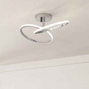 Eglo - Plafonieră LED 12W, 230V, 2700/4000/6500K, crom lucios