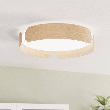 Eglo - Plafonieră LED, 20 W, 230 V, Ø 37 cm, bej