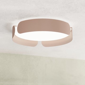 Eglo - Plafonieră LED, 20 W, 230 V, Ø 37 cm, maro