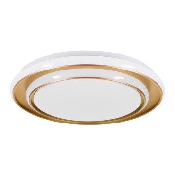 Eglo - Plafonieră LED 24W, 230V, 2700/4000/6500K, Ø 40 cm, auriu