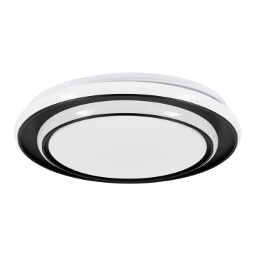 Eglo - Plafonieră LED, 24W, 230V, 2700/4000/6500K, Ø 40 cm, negru