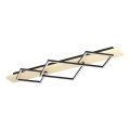 Eglo - Plafonieră LED 2xLED/13W/230V + LED/16W negru/bej