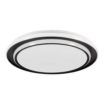 Eglo - Plafonieră LED, 36 W, 230 V, 2700/4000/6500 K, Ø 49 cm, neagră