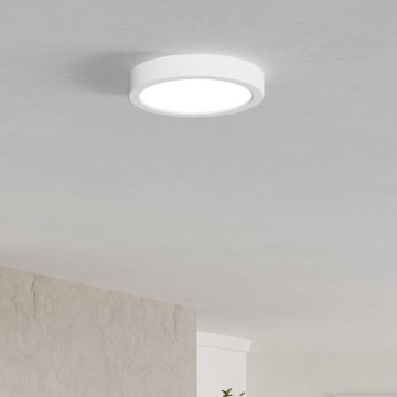 Eglo - Plafonieră LED, 7,5 W, 230 V, 2700/4000/6500 K, Ø 16,6 cm, alb