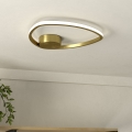 Eglo - Plafonieră LED 9,7 W, 230 V, 2700/4000/6500 K, Ø 37,5 cm, aurie
