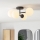 Eglo - Plafonieră LED aplicată pentru baie, 4xG9/4,2W/230V, IP44, negru