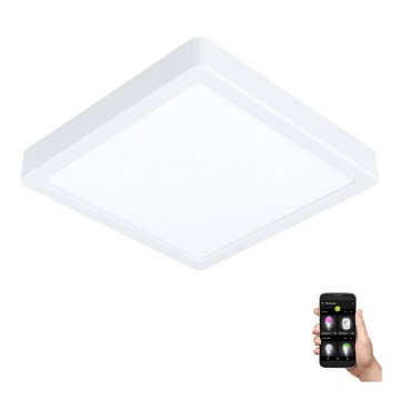 Eglo - Plafonieră LED dimerizabilă pentru baie, 16,5W/230V 2700-6500K IP44 ZigBee, 21x21 cm