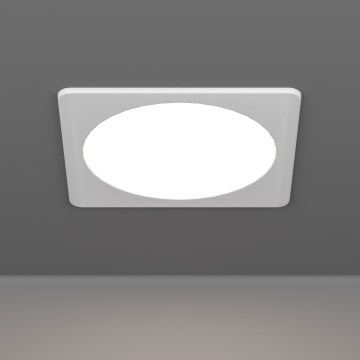 Eglo - Plafonieră LED încastrată, 10,5 W, 230 V, 2700/4000/6500 K, 16,6x16,6 cm, negru