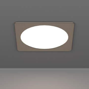 Eglo - Plafonieră LED încastrată, 10,5W/230V, 2700/4000/6500K, 16,6x16,6 cm, crom mat